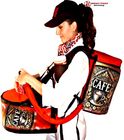 Innovative tragbare Kaffeeausgabe-Raketenrucksäcke: Perfekt für mobile Kaffeeverkäufer auf Festivals, Märkten und Veranstaltungen. Diese modernen Rucksäcke bieten eine praktische und stilvolle Möglichkeit, frischen Kaffee direkt an die Kunden zu liefern. Die robuste Bauweise und die einfache Handhabung machen sie zum idealen Begleiter für jedes Event. Genießen Sie Ihren Kaffee in Höchstgeschwindigkeit und maximalem Komfort. ☕